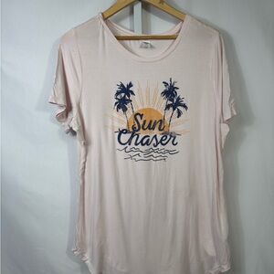 Old Navy Light Pink Sun Chaser Tee